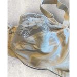 Vintage Mary Jane Lace Detail Underwire Bra Size 38D Yellow Photo 1