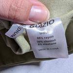 Danielle Guizio  Sage Green Celestial Stretch Square Neck Casual Crop Top Sz M Photo 3