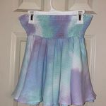 Karlie Blue And Purple mini Skirt  Photo 1