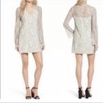 WAYF  White Lace Long, Bell Sleeve Mini Dress, New with Tags Photo 1