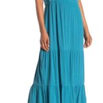 Women's Embroidered Boho Maxi Dress Blue Size 3X Photo 0