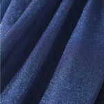 Berlook Blue Ruched Bikini Top & Bottom Size L Photo 7