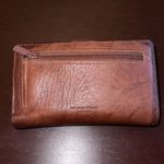 Buxton Vintage Top Grain Cowhide Leather Wallet In Warm Brown Photo 3