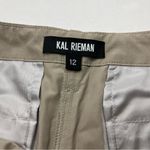 Kal Rieman Tan Khaki Cotton Nylon Blend Pant‎ Womens Size 12 Pockets *FLAWED Photo 1