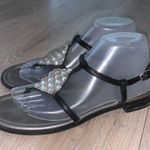 Great Northwest Clothing Company  Glady’s sequined jewels black sandals Photo 1