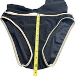 Calvin Klein NWT new  Black Bikini Set w/ Cream Trim Y2K 2000s Photo 2
