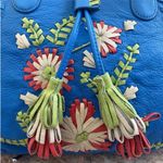 Isabella Fiore  Embroidery With Flower and tassel Shoulder Bag Photo 9