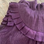 Marc Jacobs  Purple Ruffled Blouse Photo 4