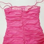 superdown  Emmie Mesh Mini Dress in Hot Pink XXS Photo 8