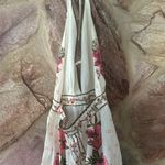 Commense Floral Print Halter Backless Maxi Dress size XS Pink Photo 6