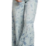 BDG Low & Wide Floral Print Jeans Photo 0