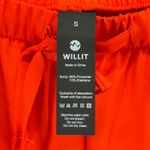 Willit Wide Leg Pants Womens S Red Orange Pull On Loose Beach Resort UPF 50+ Photo 11