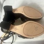 Jessica Simpson Shoes Black Wedge Heel Size 9.5 Ankle Strap Sandals Photo 6