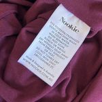 Nookie NWT Jolie Plunge Midi Dress Wine Ruched Bodycon Size Small Photo 7