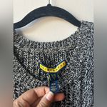 Prince & Fox Cable Sweater Black and White Sz M Size M Photo 2