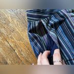 Fashion On Earth  Button Up Stripped Mini Skirt Juniors Size LG NWT Photo 2