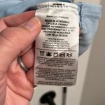 Nike  Dri-Fit V-Neck T-Shirt Size Large in Baby Blue Color Photo 4