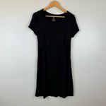 Kindred Bravely Eleanora Bamboo Maternity Nursing Dress Women's Size Small Black Photo 2