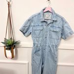 Free People  x We The Free Marci Jumpsuit Denim Size S Clear Skies OB1154494 Photo 1