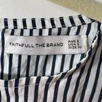 Anthropologie  Faithful the Brand “Phoebe” Striped Babydoll Dress Sz 2 Photo 5