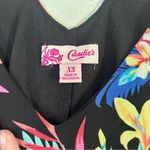 Candie's 🦋  Neon Tropical Vacation Beach Tank Top Blouse XS Photo 2