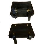 Chloé CHLOE FRONT POCKET TOTE BAG IN BROWN & BLACK LEATHER W/DETACHABLE POUCH Photo 8