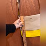 Kate Spade  yellow and gray pebble leather purse‎ OS Photo 7