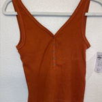 Abercrombie & Fitch  NWT Women's Orange Sleeveless‎ Top Size XS Photo 0