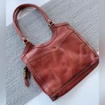 Vintage 70’s 80’s Made in Korea Leather Bag Purse Brown Photo 10