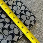 Coach Vintage  Signature Black and Grey Crossbody Bag Photo 5