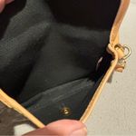 Dooney & Bourke  Signature Wristlet Clutch Bag Canvas Leather Trim Snap Photo 6