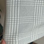 J.Crew Houndstooth Turtle Neck White Gray Sweater Size Large Photo 3