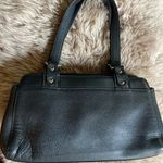 BMW Black leather mini duffle Bag and White Cap Set Photo 3