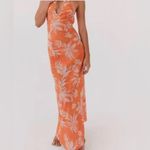 Peppermayo Keliegh Linen Maxi Dress in the Tropic Sunset print size 4 Photo 2