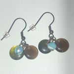 Premier Designs  Sandy Dangling Beaded Boho Pierced Earrings Photo 2