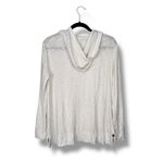 Free Fly Womens Lightweight V Neck Hoodie Casual Pullover L White Size L Photo 2