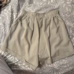 Princess Polly  Alexander Shorts: High-Waisted Light Green Photo 2