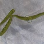 SheIn green tie front crop top Photo 4