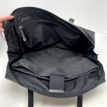 Lodis Black Leather Laptop Shoulder Bag Purse Photo 6