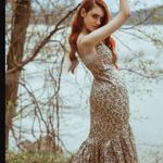 Jill Stuart JILL  BLUSH FLORAL JACQUARD HIGH LOW FORMAL DRESS - SIZE 2 PROM Photo 1