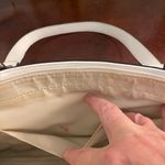 Guess Vintage Y2K White Shoulder Bag with Silver Details Satchel PU Photo 14