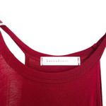 SavLaBrant Boho Maroon Red High Neck Swing Midi Dress Size Medium Sleeveless Photo 4