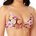 NWT Salt & Cove Morning Grace Underwire Bralette Bikini Top Orange Photo 1