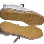 FABIOLAS Classy Buckle White MaryJane Low Heel Espadrilles EU Sz 39/8.5 Photo 3