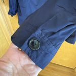 Burberry Brit Women's Size 4 US Blue Yellow Rain Hoodie Jacket Photo 12