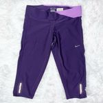 Nike Women’s Purple Epic Run Capri Small Athletic Running Photo 0