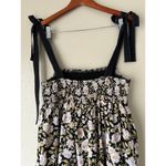 En Saison Black and White Ditsy Floral Dress Size Medium Photo 7