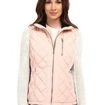 Allegra K Light Pink Quilted Puff Vest Photo 0