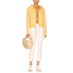 Mother The Mid Rise Dazzler Crop Fray Jean Cream Puffs Size 28 6 US NWOT Raw Hem Photo 14