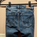 American Eagle  Super Stretch Super High Rise Jeggings Size 0 Regular Distressed Photo 8
